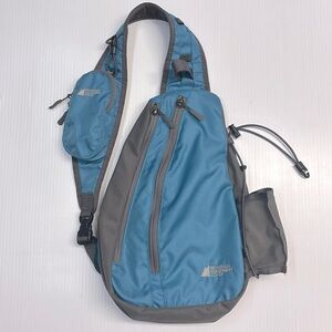 Mountain Equipment Co-op MEC Pod Sling Pack in Grey/Blue